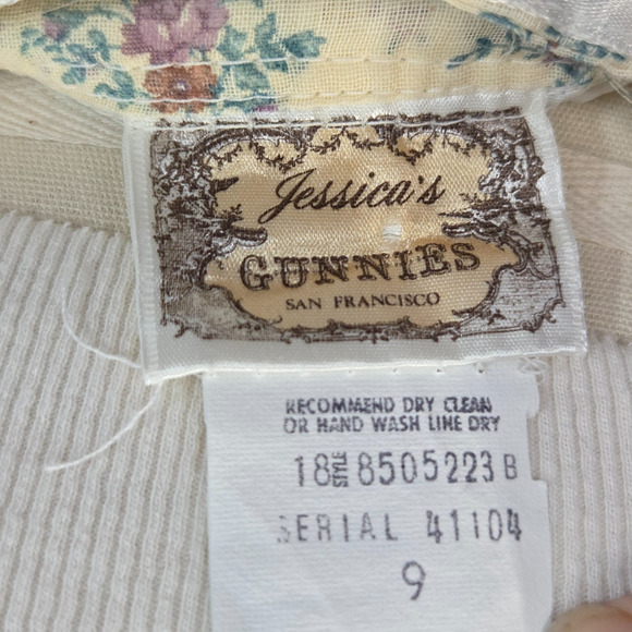 Gunne Sax Jessicas Gunnies Floral Print Midi Skirt Size S 9 Prairie Peasant - Picture 10 of 11